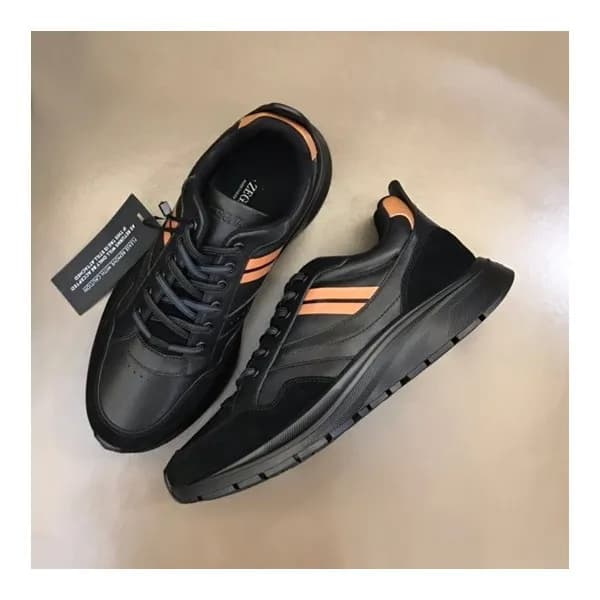 에르메네질도 제냐 남성 블랙 스니커즈 - Ermenegildo Zegna Mens Blac… - 1