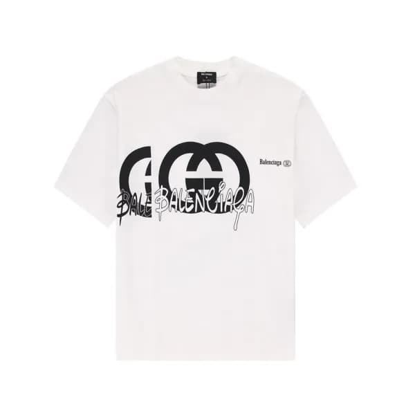 구찌 남/녀 화이트 크루넥 반팔티 - Gucci Unisex White Short slee… - 1