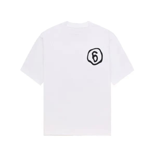 메종마르지엘라 남/녀 크루넥 화이트 반팔티 - Maison Margiela Unisex W… - 1