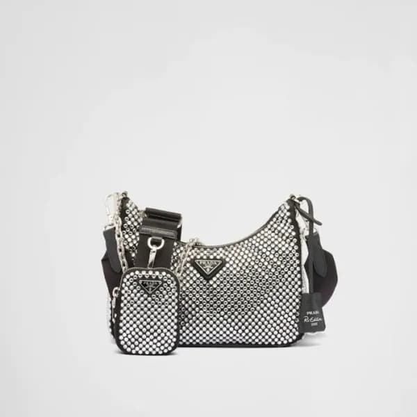 프라다 여성 블랙 호보백 - Prada Womens Black Hobo Bag - pr59… - 1