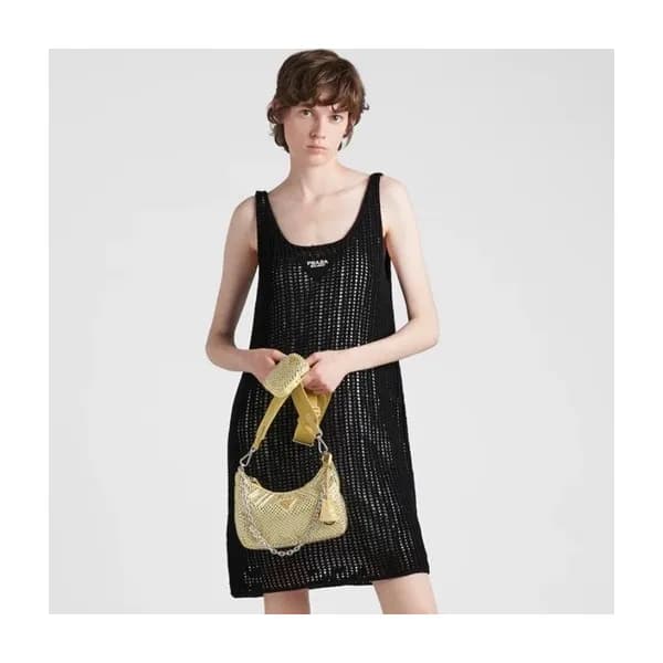 프라다 여성 옐로우 호보백 - Prada Womens Yellow Hobo Bag - pr… - 1