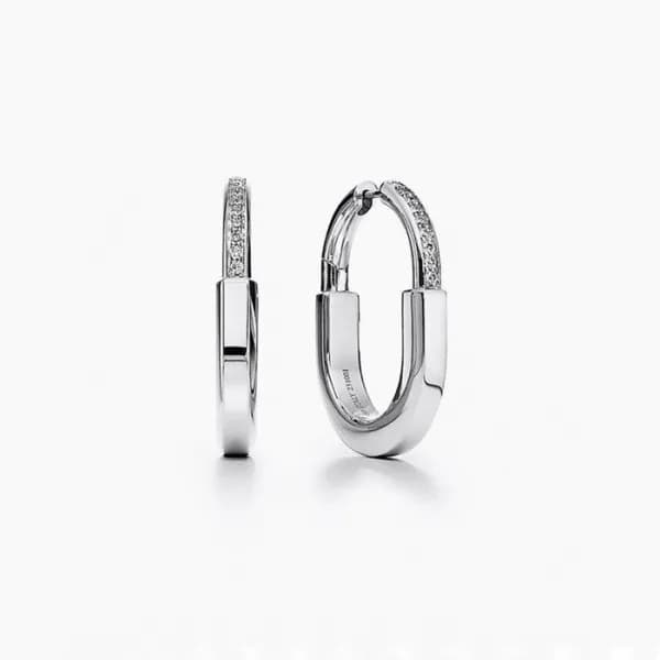 티파니 여성 화이트 골드 이어링 - Tiffany Womens White Gold Earr… - 1