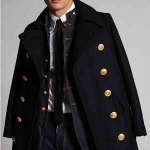 디스퀘어드 남성 블랙 코트 - Dsquared2 Mens Black Coats - d2c2…