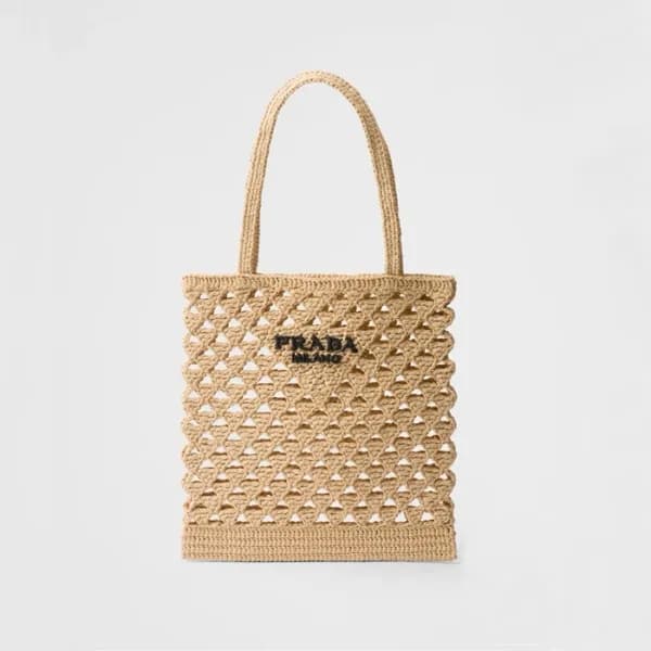 프라다 여성 크로셰 토트백 1BG493 - Prada Womens Crochet Tote … - 1