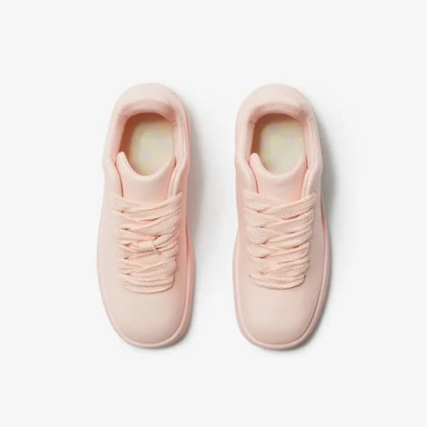버버리 남/녀 핑크 스니커즈 - Burberry Unisex Pink Sneakers - … - 1