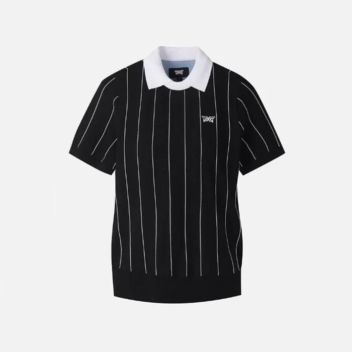 PXG 여성 썸머 패턴 하프 슬리브 스웨터 - gol1072x - 1