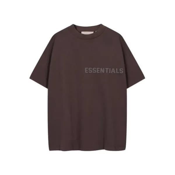 피어오브갓 남성 반팔 티셔츠 - Fear of god Mens Brown Tshirts -… - 1