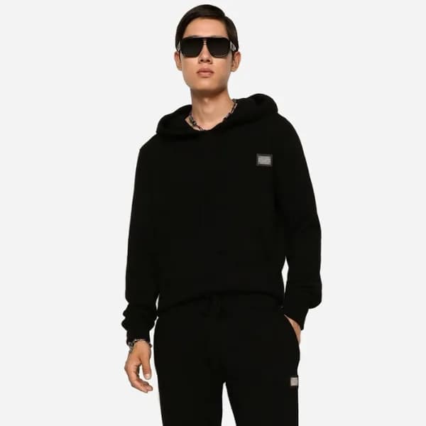 돌체앤가바나 남성 니트 후디 - Dolce&Gabbana Mens Knit Hoodie -… - 1