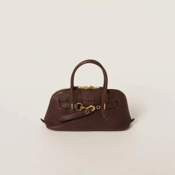 미우미우 여성 어벤쳐 나파 토트백 - Miumiu Womens Aventure Nappa … - 1