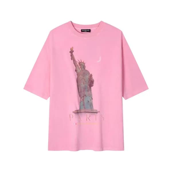 발렌시아가 남성 라운드 반팔 티셔츠 - Balenciaga Mens Round Tshirt… - 1