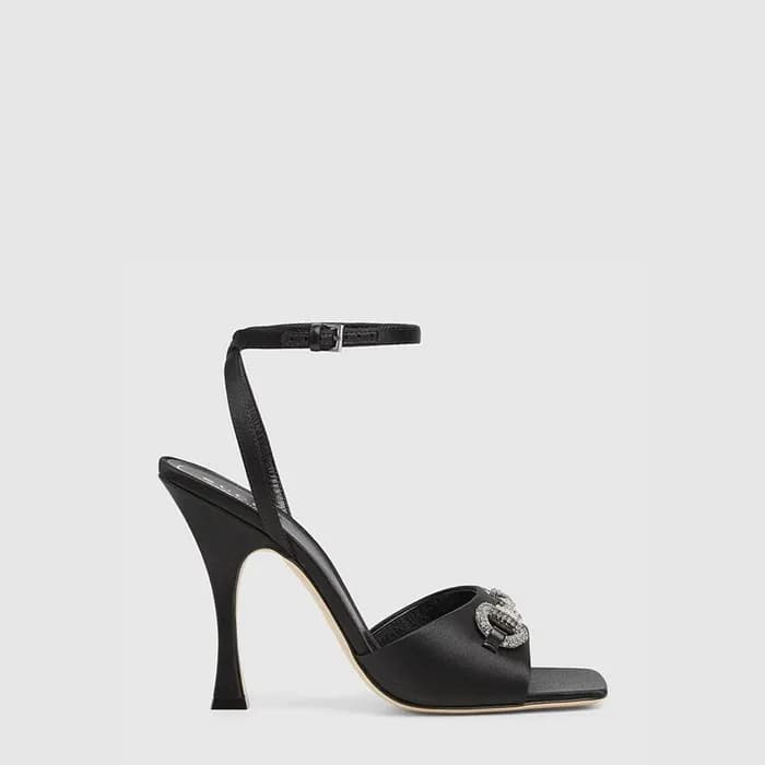 구찌 여성 크리스탈 홀스빗 샌들 - Gucci Womens Crystal Horsebit … - 1