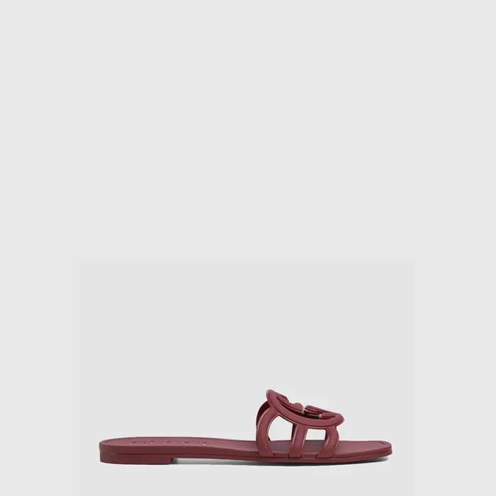 구찌 여성 인터로킹 G 슬라이드 샌들 - Gucci Womens Interlocking G… - 1