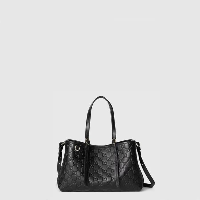 구찌 여성 GG 엠블럼 미디엄 토트백 - Gucci Womens GG Emblem Medi… - 1