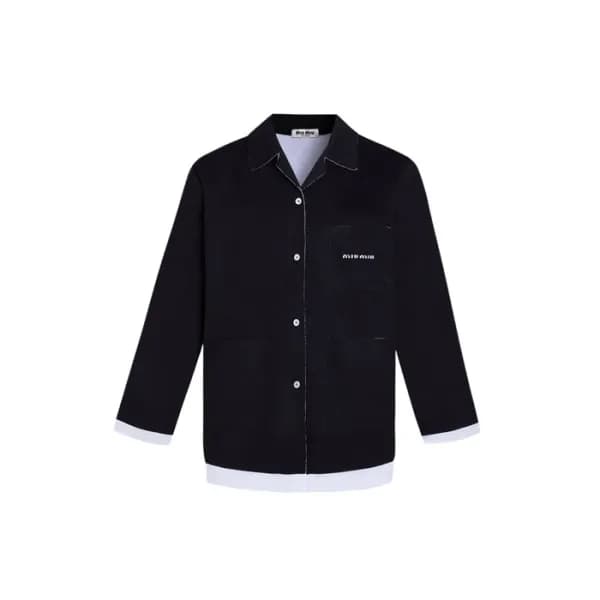 미우미우 남성 브이넥 가디건 - Miumiu Mens V-neck Cardigan - mi… - 1