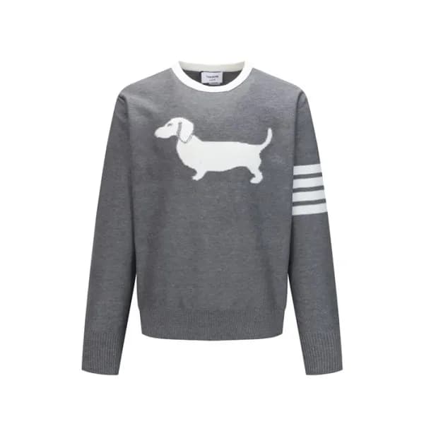 톰브라운 남성 라운드 스웨터- Thom Browne Mens Round Sweater - … - 1