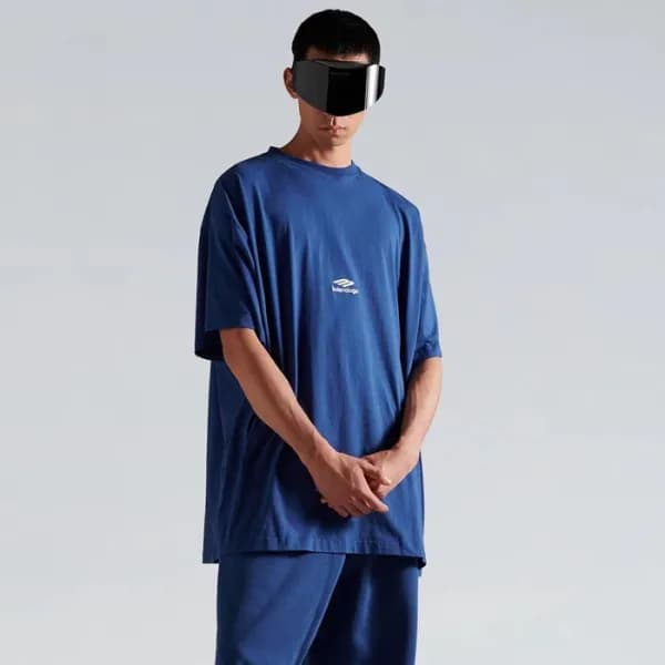 발렌시아가 남성 라운드 반팔 티셔츠 - Balenciaga Mens Round Tshirt… - 1