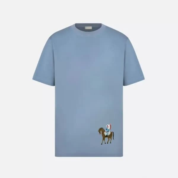 디올 남성 라운드 반팔 티셔츠 - Dior Mens Round Tshirt - dic129… - 1
