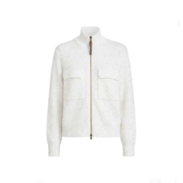 브루넬로쿠치넬리 여성 스팽글 장식 가디건 - Brunello Cucinelli Womens… - 1