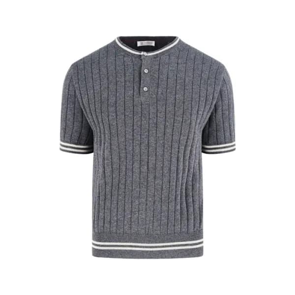 브루넬로쿠치넬리 남성 라운드 티셔츠 - Brunello Cucinelli Mens Roun… - 1