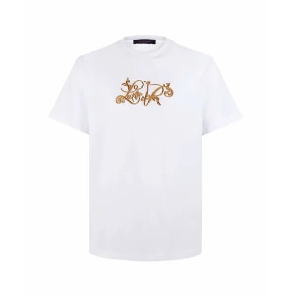 루이비통 남성 라운드 반팔 티셔츠 - Louis vuitton Mens Round Tshi… - 1