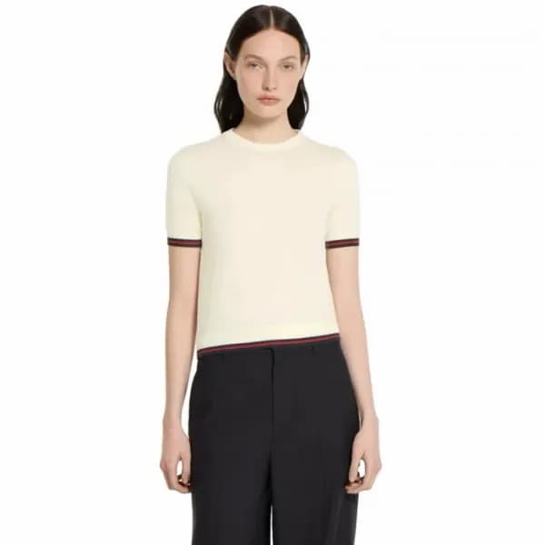 구찌 여성 라운드 반팔 티셔츠 - Gucci Womens Round Tshirt - guc… - 1