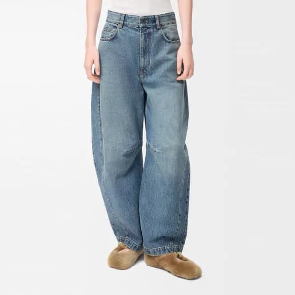 로에베 여성 배럴 진 - Loewe Womens Barrel Jeans - loc15162… - 1