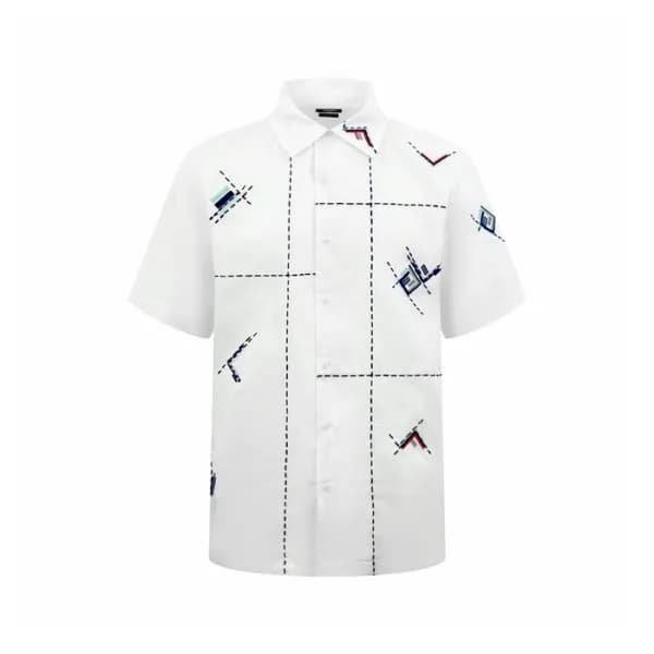 펜디 남성 폴로 반팔 티셔츠 - Fendi Mens Polo Tshirt - fec1580… - 1