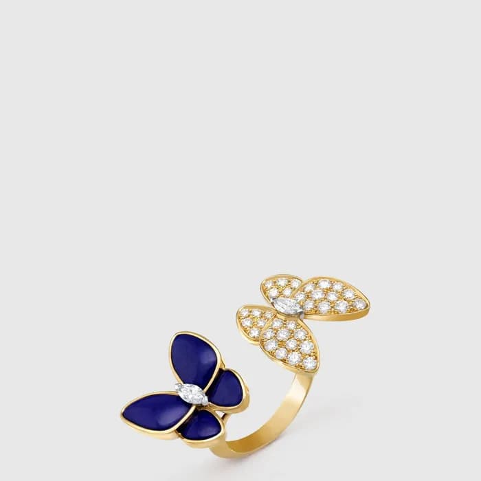반클리프 아펠 여성 투 버터플라이 비트윈 더 핑거 링 - Van Cleef & Arpels… - 1