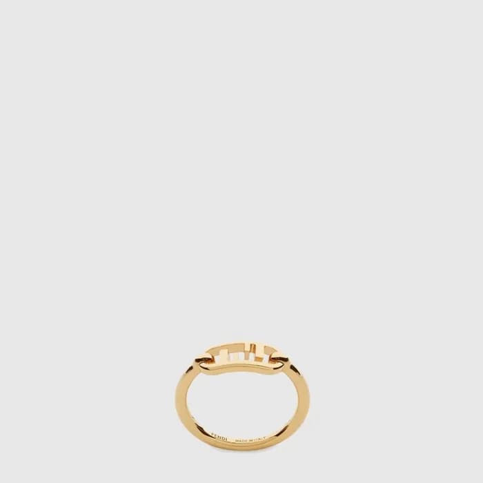 펜디 남/녀 오 락 링 - Fendi Unisex O Lock Ring - acc10093x - 1