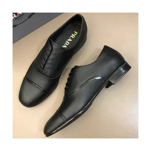 PRADA 2018 MENS LEATHER OXFORD - 프라다 남성 레더 옥스퍼드 P… - 1