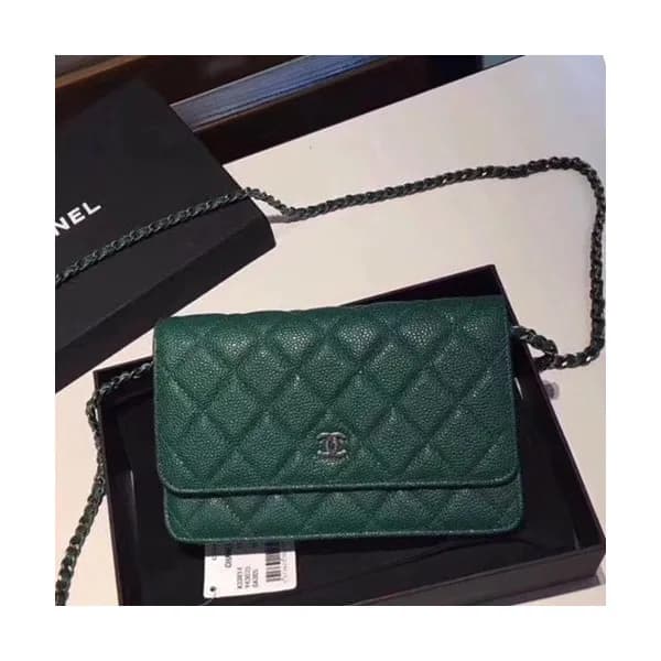 Chanel WOC Chain Cross Bag,19CM - 샤넬 WOC 체인 크로스백,C… - 1