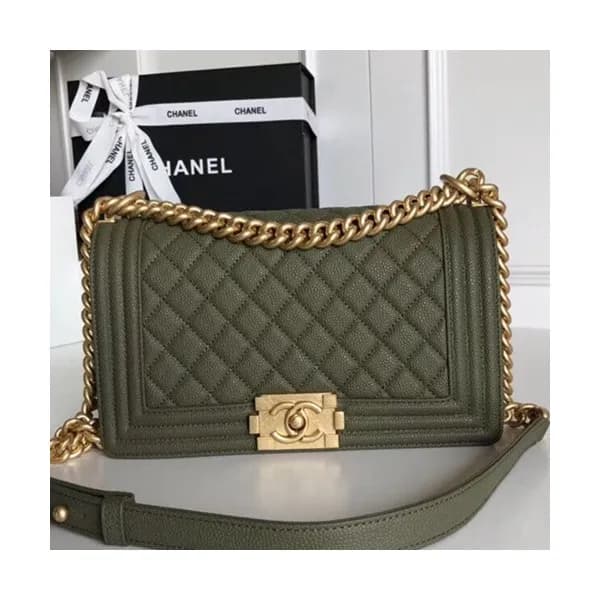 Chanel Leboy Leather Chain Shoulder Bag ,25CM - 샤… - 1