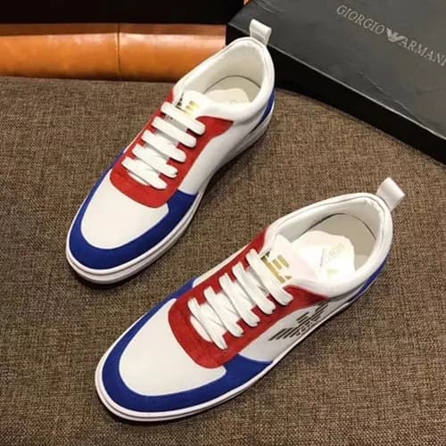 Giorgio Armani Enamel Sneakers - 조르지오 알마니 에나멜 스니커즈… - 1