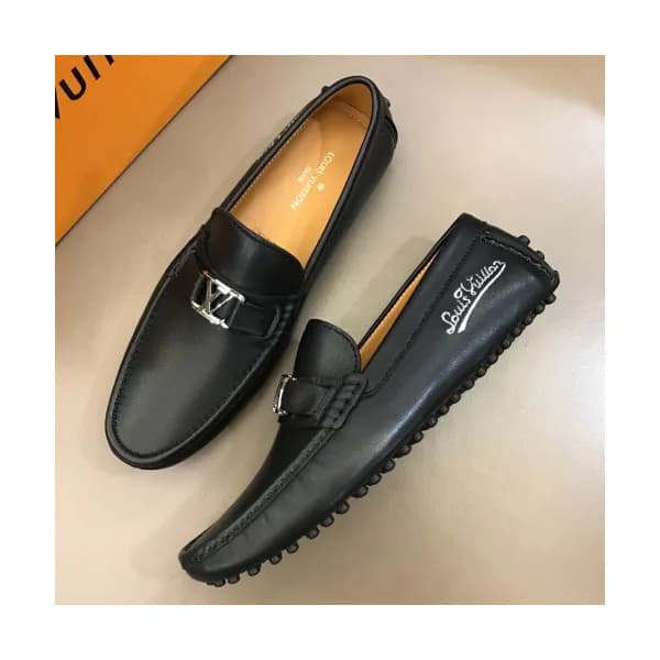 Louis Vuitton 2018 Mens Strap Leather Loafer - 루이… - 1