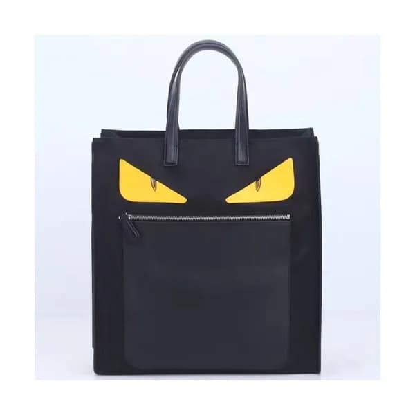Fendi Leather&Nylon Tote Shopper Bag ,38CM - 펜디 레더… - 1