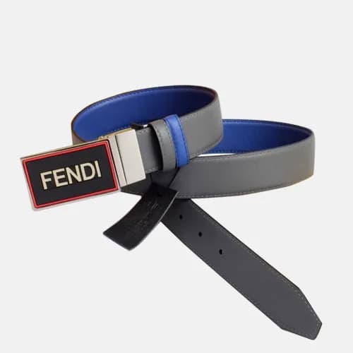 [매장판]Fendi 2019 Mens Cajual Box Logo Reversible Le… - 1