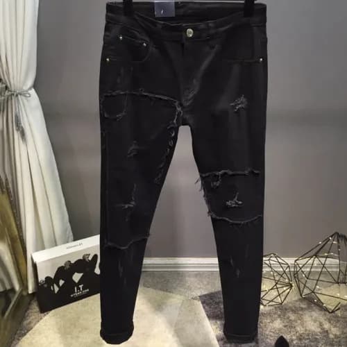 Armani 2018 Mens Logo Denim Pants - 알마니 남성 신상 로고 데… - 1