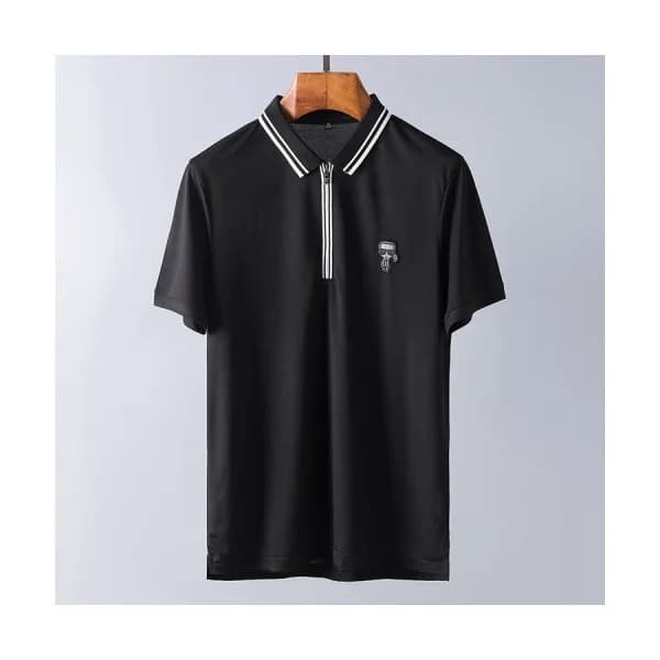 Fendi 2019 Mens Business Polo Cotton Short Sleeved… - 1