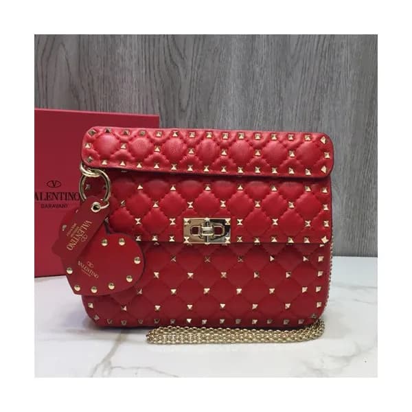 [파격특가!! 심플한듯 센스있게~]Valentino 2019 Leather Rockstud… - 1