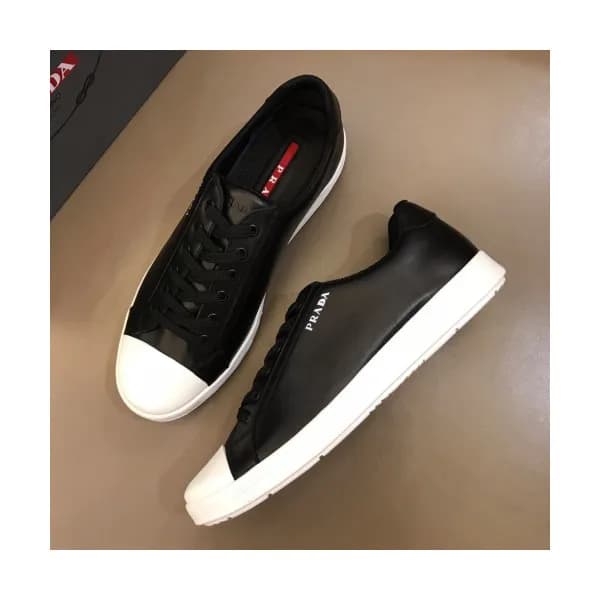 [미니멀]Prada 2019 Mens Business Cajual Logo Leather … - 1