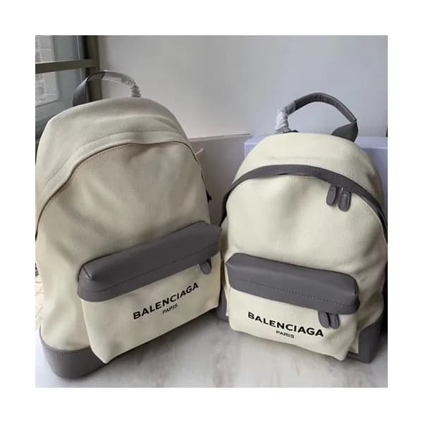 Balenciaga 2019 Le Dix Money Canvas & Leather Back… - 1