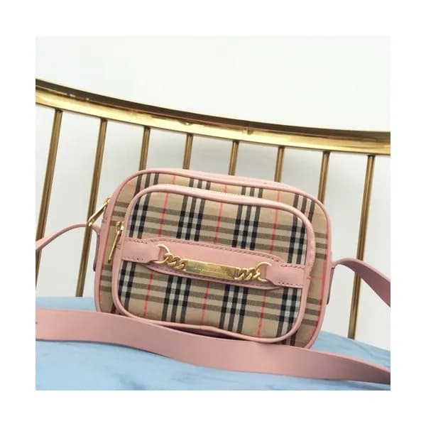 Burberry 2019 Leather Camera Shoulder Bag ,19.5CM … - 1