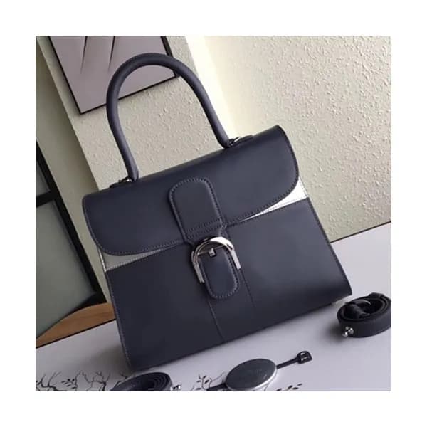 Delvaux 2019 Brillant Frence Box Leather Tote Shou… - 1