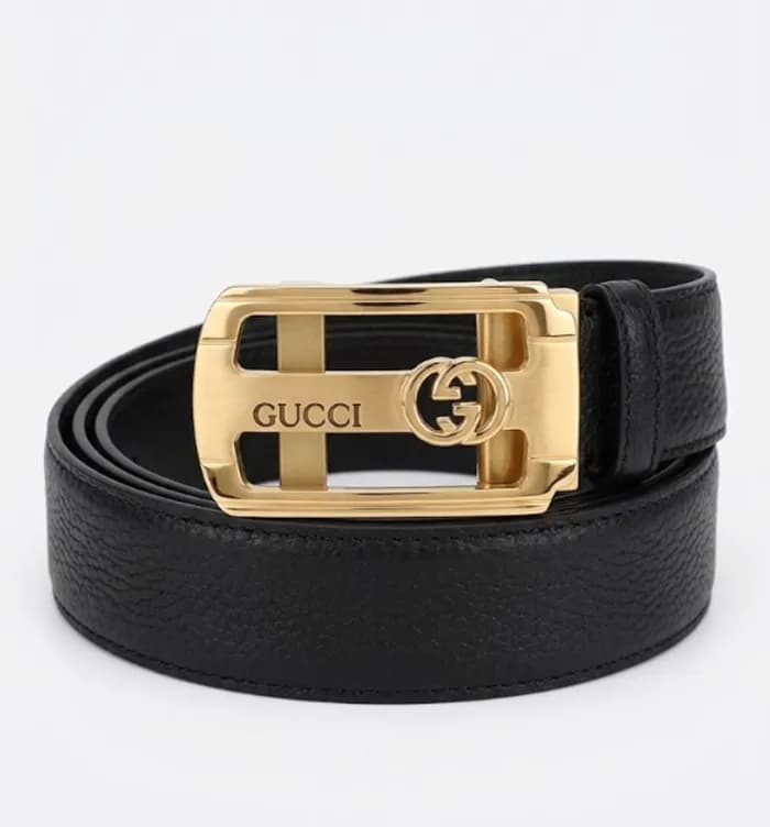 Gucci Mens Leather Belt - 구찌 남성용 레더 벨트 GUBT0075.S… - 1