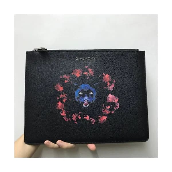 Givenchy 2019 Leather Clutch Bag,30cm - 지방시 2019 레… - 1