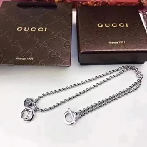 Gucci Choker 18k White Gold -구찌 여성용 목걸이 18K도금 화이… - 1