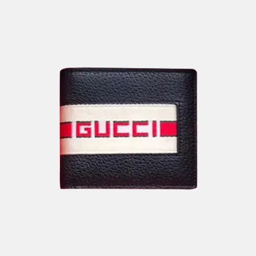 Gucci 2019 Stripe Leather Wallet 473905 - 구찌 남여공용… - 1