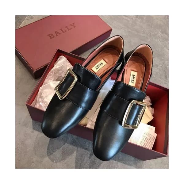 Bally 2019 Ladies Leather Middle Heel Loafer - 발리 … - 1