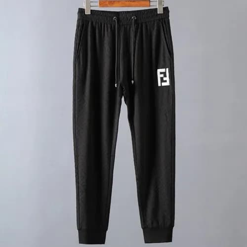 Fendi 2019 Mens Casual Logo Training Pants -펜디 남성… - 1