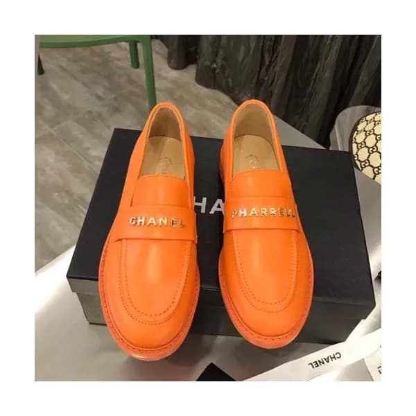 Chanel 2019 Ladies Leather Loafer - 샤넬 2019 여성용 레더… - 1